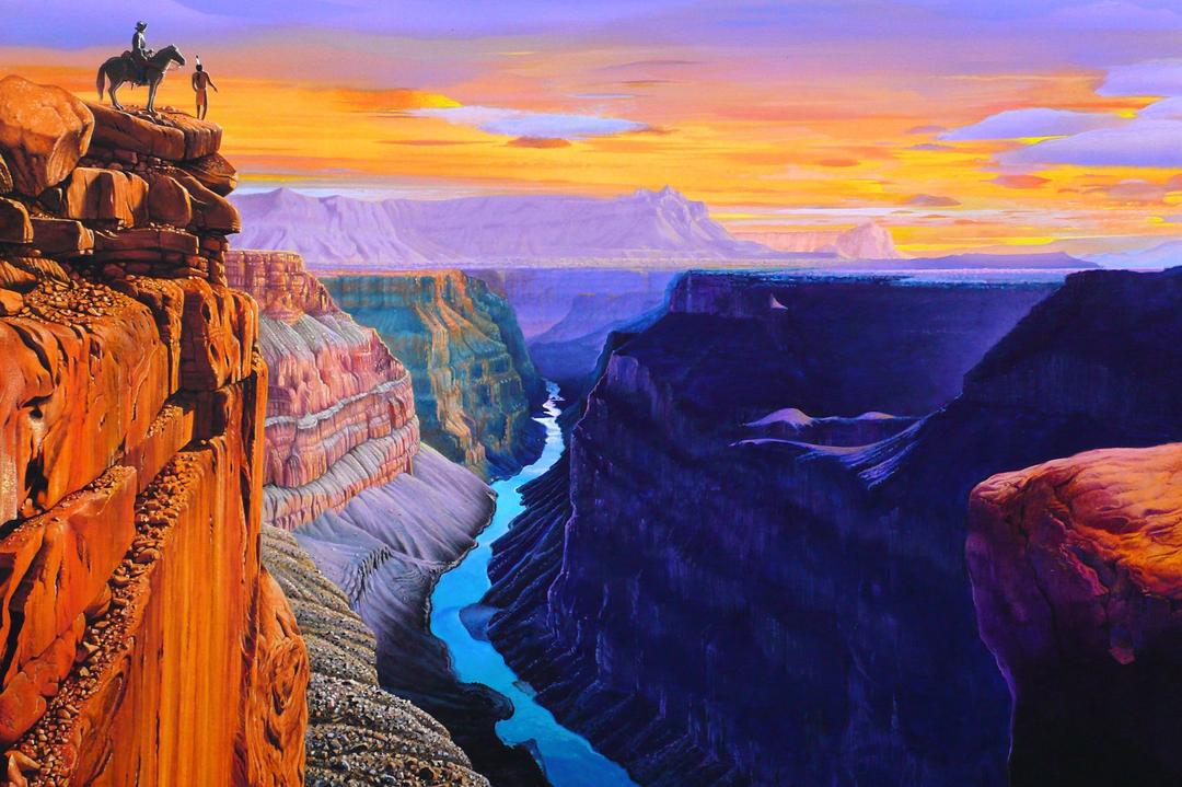 Le premier occidental découvrant le Grand Canyon